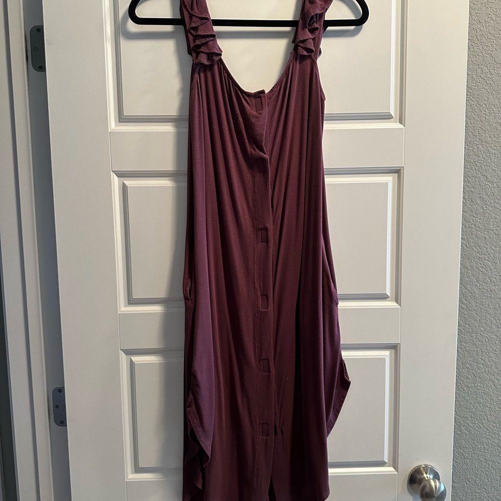 Kindred Bravely Ruffle Strap Labor and Delivery Gown